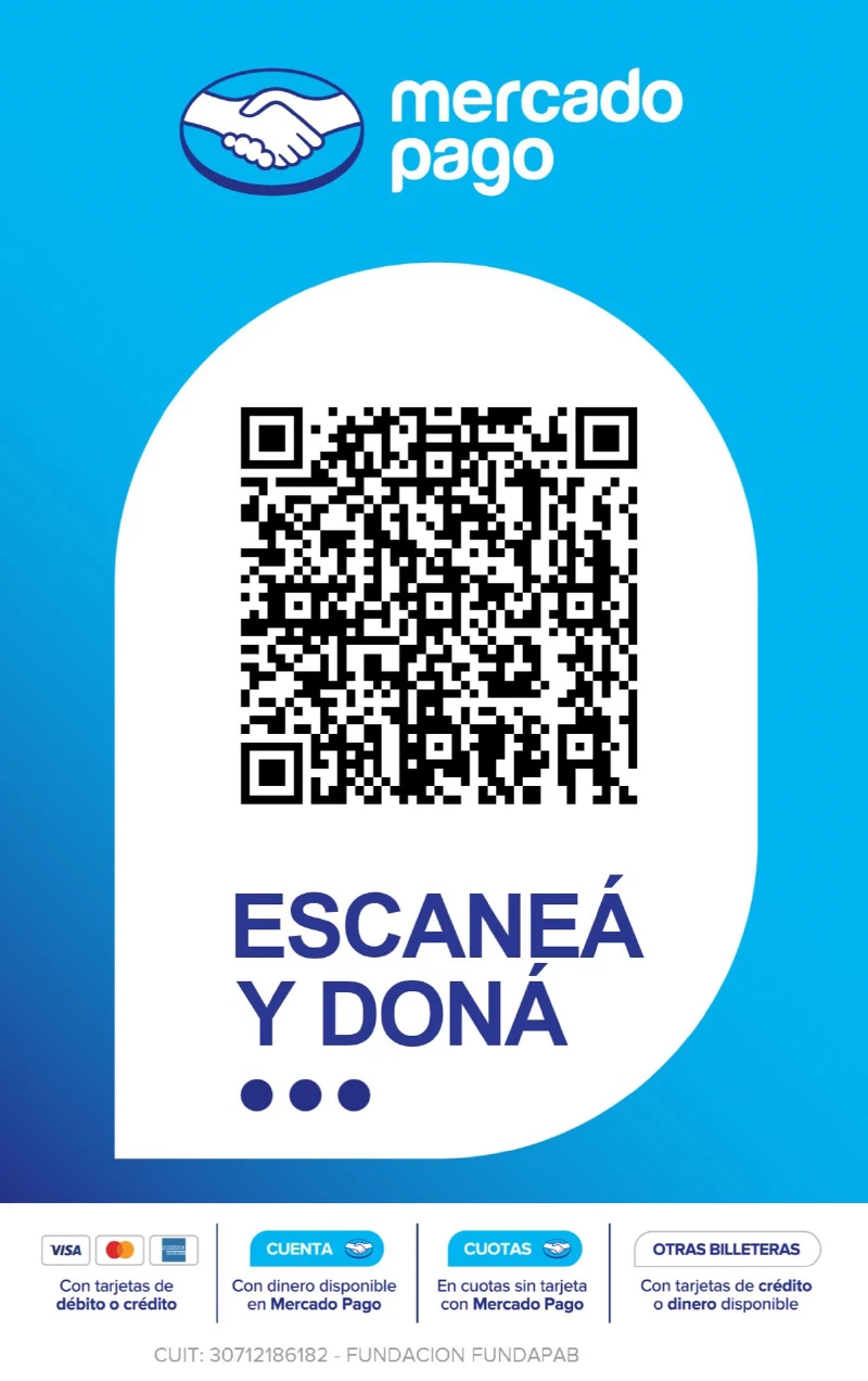 FUNDAPAB DONÁ POR MERCADO PAGO QR FUNDAPAB DONÁ POR MERCADO PAGO QR