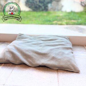 Cama rectangular – 2 colores – Gris-Negro